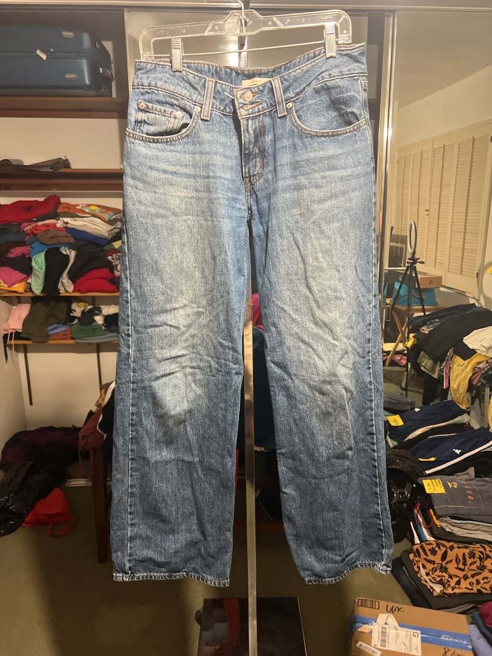 Levi's Superlow Jeans Size W29 L32 Blue Denim